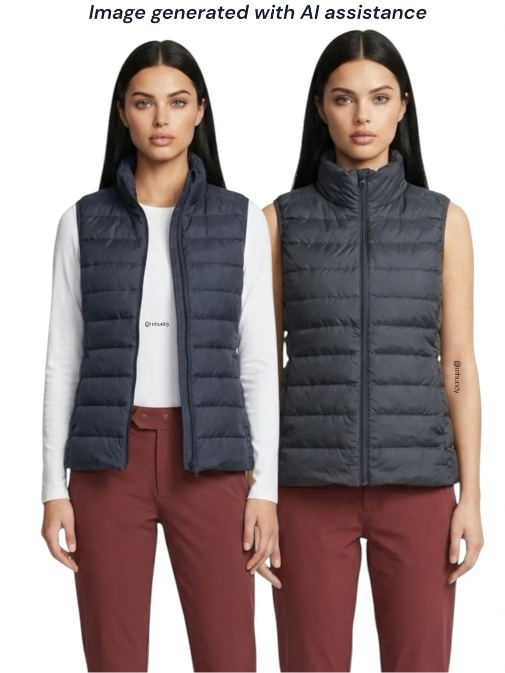 Uniqlo M charcoal grey ultra light down vest